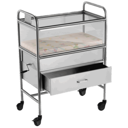 Stainless Steel Millennium Bassinet by Novum Medical Products