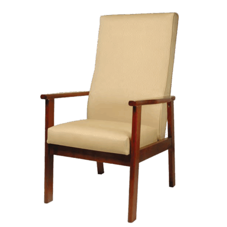 Square High Back Chair