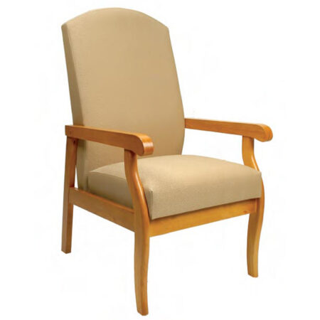 Round High Back Chair