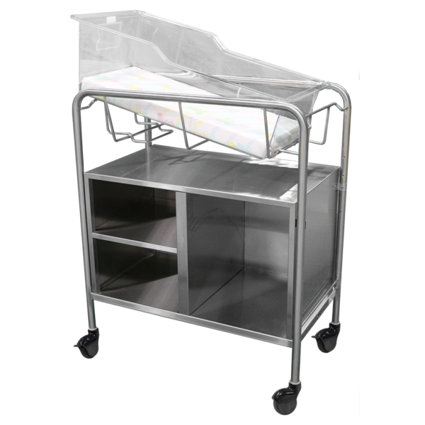 Bassinet Carrier with Open Cabinet