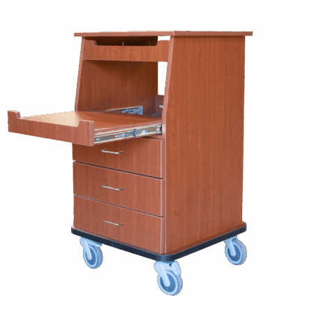 Wooden Fetal Monitor Cart - Image 2