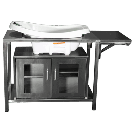 Stainless Steel Mobile Infant Wash Basin
