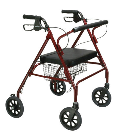 Go-Lite Bariatric Steel 4 Wheel Rollator