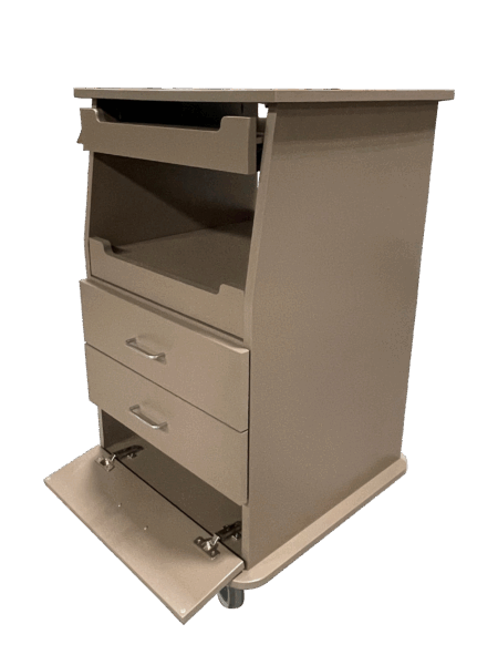 HDPE Fetal Monitor Cart - Image 2