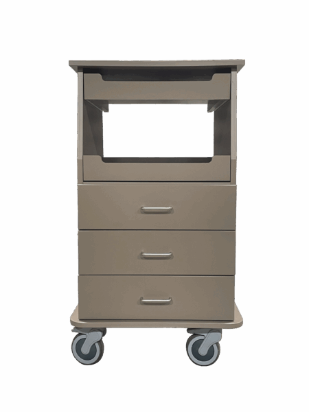 Antimicrobial Fetal Monitor Cart by Novum Medical Products