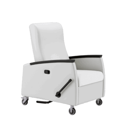 An iSeries medical facility sleeper recliner.