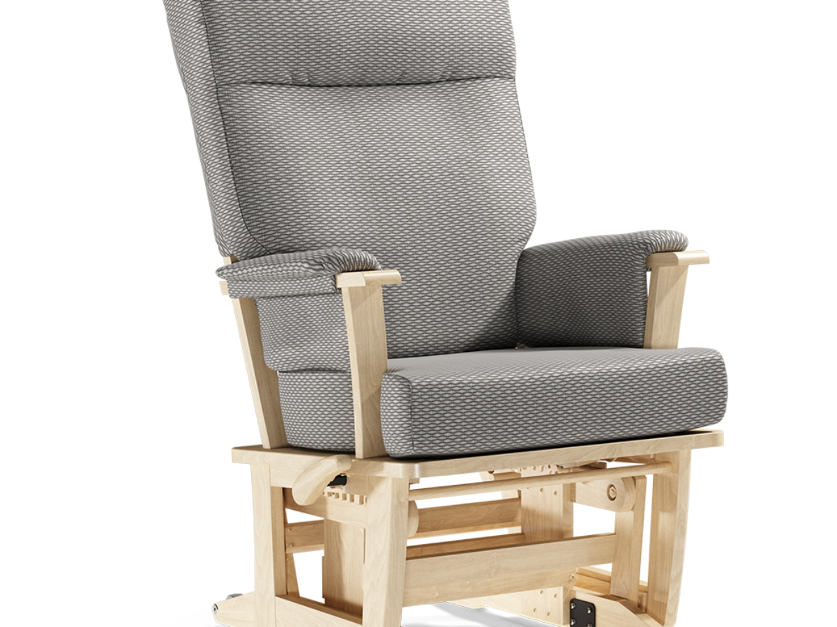 glider rocker locking mechanism