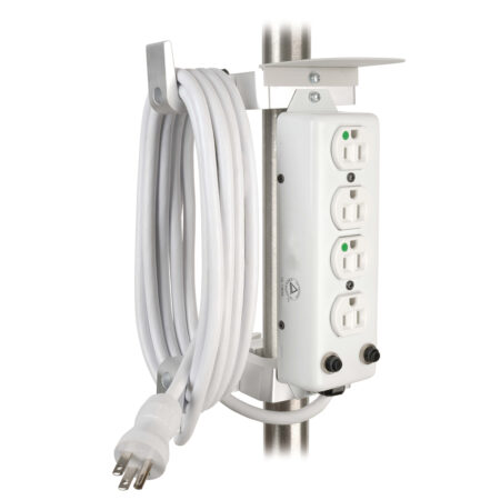 Mounting Clamp for Medical-Grade Power Strips