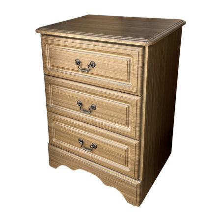 Madison 3-Drawer Bedside Cabinets OVERSTOCK