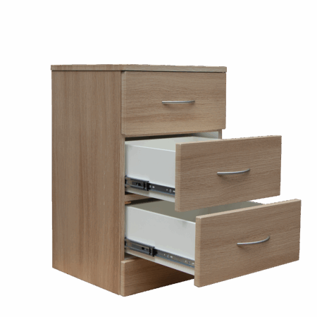 iSeries 3-Drawer Bedside Cabinet OVERSTOCK - Image 3