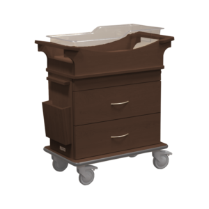 Wooden Maternity Bassinet - Truffle